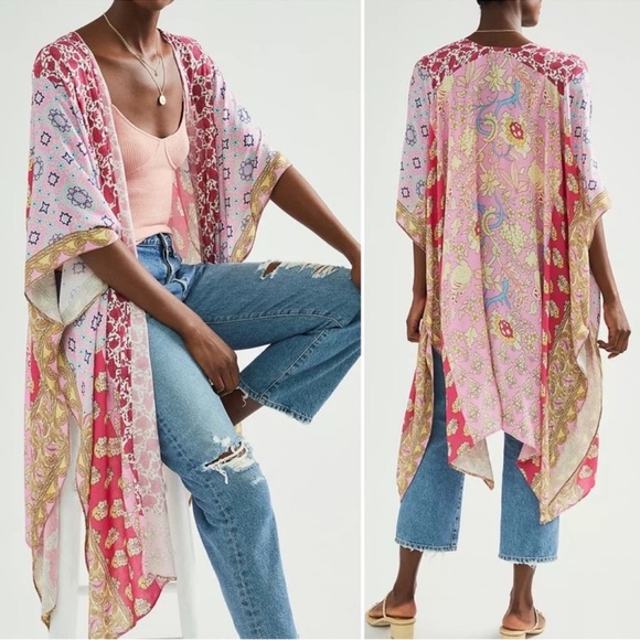 Anthropologie Tops - Anthropologie Floral Kimono